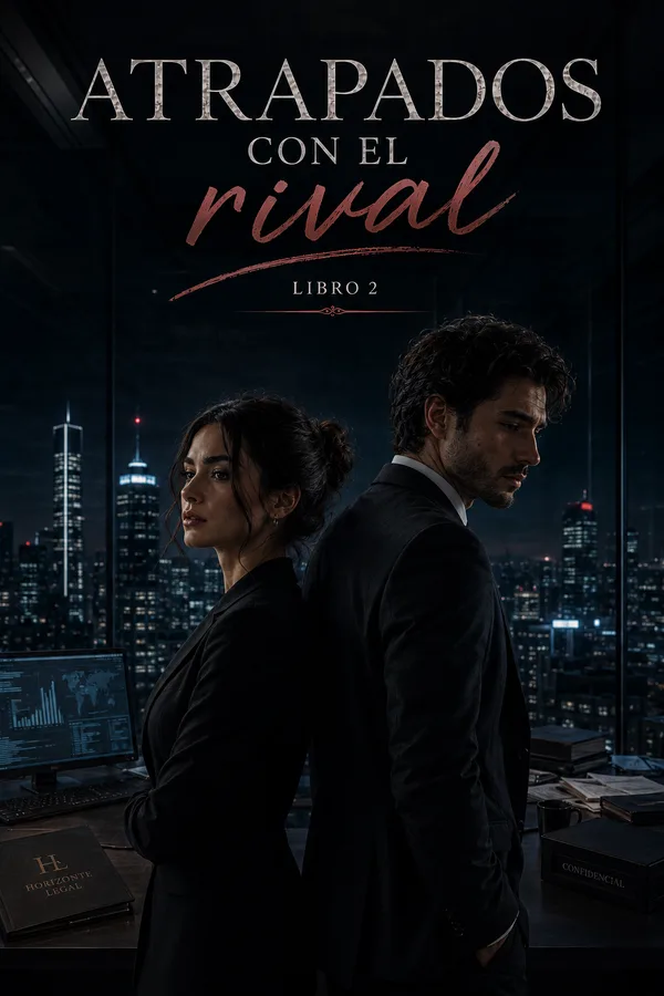 Portada de Atrapados con el rival, libro 2 de la trilogía Contratos peligrosos