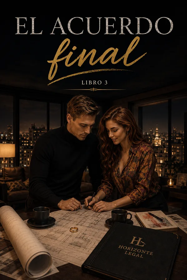 Portada de El acuerdo final, libro 3 de la trilogía Contratos peligrosos